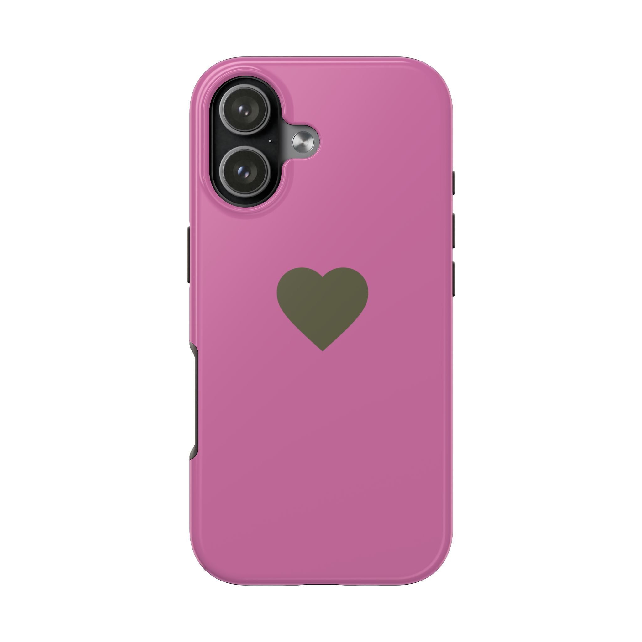 Pink Heart Tough Phone Case – Slim Protective iPhone Cover
